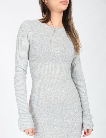 Rochie lunga Bershka, gri