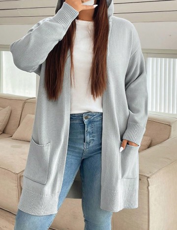 Cardigan SHEIN CURVE, gri