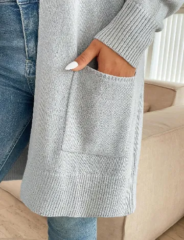 Cardigan SHEIN CURVE, gri