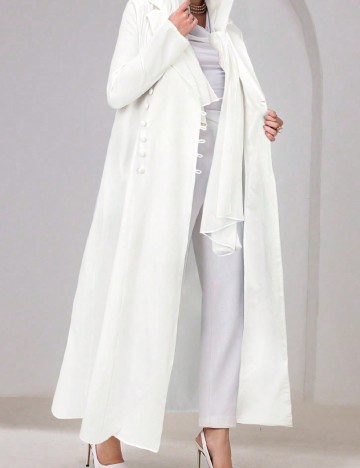 Trench SHEIN, alb