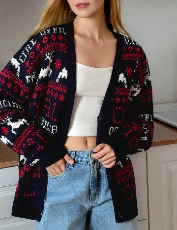 Cardigan SHEIN, bleumarin