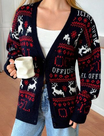 Cardigan SHEIN, bleumarin