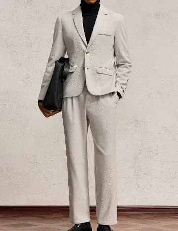 Costum SHEIN, gri deschis