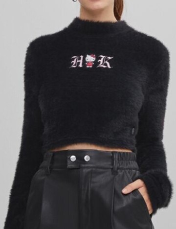 Bluza Bershka, negru