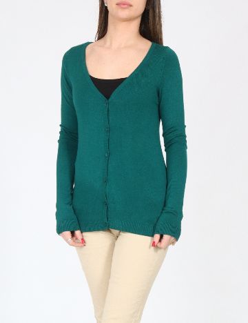 Cardigan Pull&Bear, verde