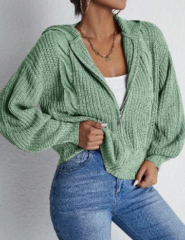 Cardigan SHEIN, verde