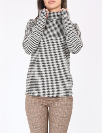 Bluza Zara, alb/negru