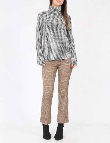 Bluza Zara, alb/negru