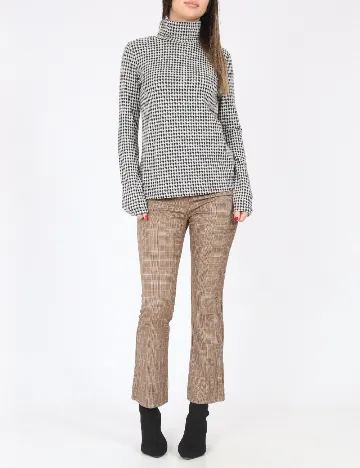 Bluza Zara, alb/negru