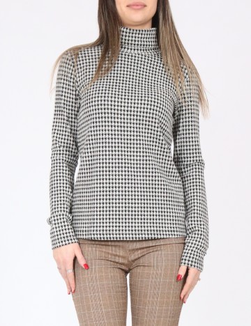 Bluza Zara, alb/negru