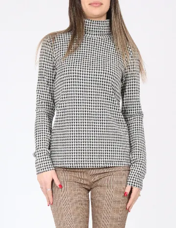 Bluza Zara, alb/negru