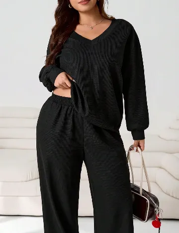 Compleu SHEIN CURVE, negru