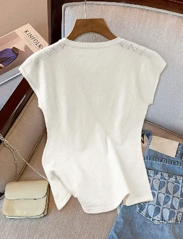 Bluza SHEIN CURVE, alb