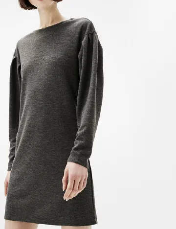 Rochie scurta Bershka, gri