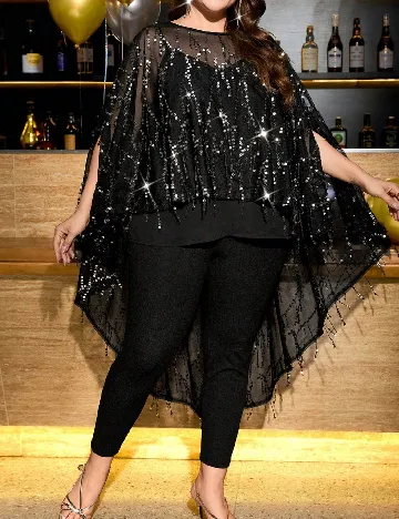 Compleu SHEIN CURVE, negru