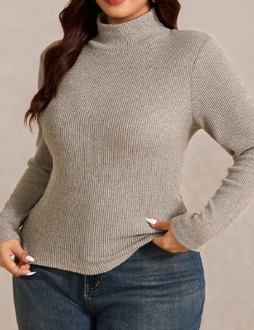 Bluza SHEIN CURVE, bej