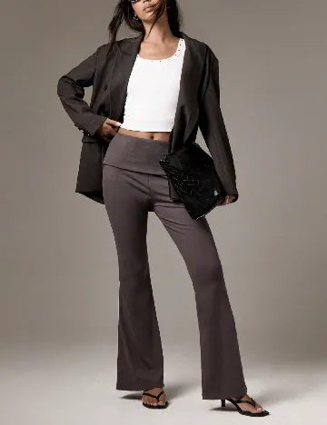 Pantaloni AiiRZ, gri inchis