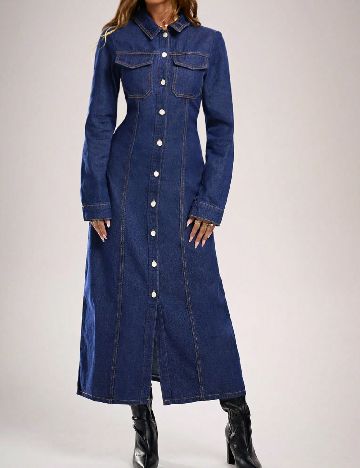 Rochie lunga SHEIN, bleumarin