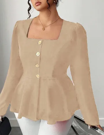 Bluza SHEIN CURVE, bej