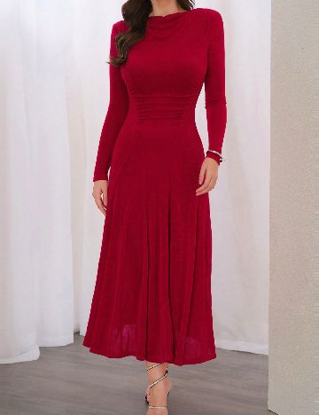 Rochie lunga SHEIN, rosu