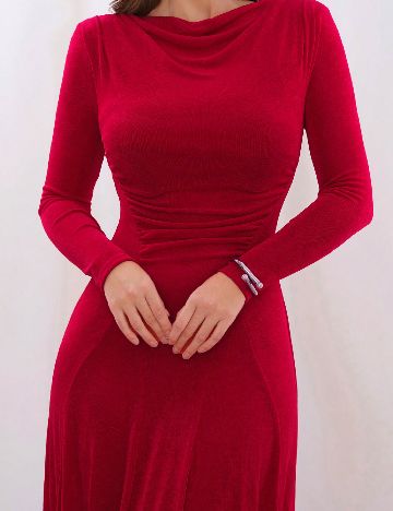 Rochie lunga SHEIN, rosu