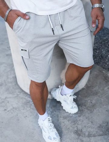 Pantaloni scurti SHEIN, gri