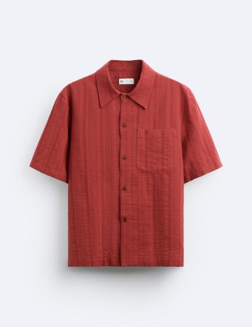 Camasa Zara, caramiziu