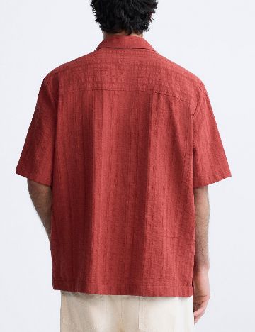 Camasa Zara, caramiziu