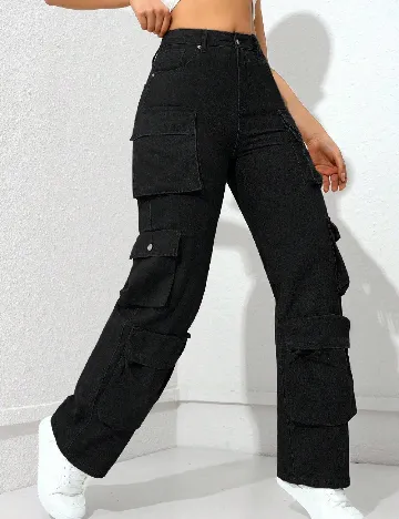 Pantaloni SHEIN, negru