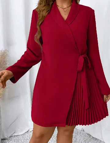 Rochie scurta SHEIN CURVE, rosu