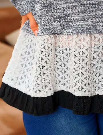 Bluza SHEIN CURVE, bleumarin