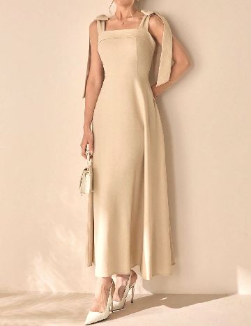 Rochie lunga SHEIN, crem