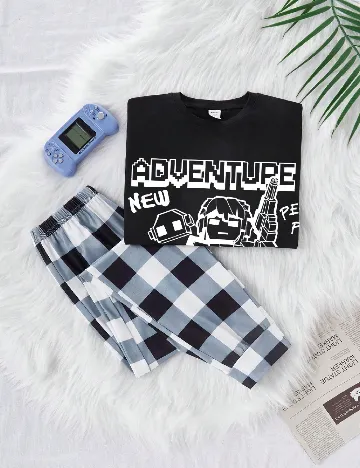 Pijama Shein Kids, mix culori