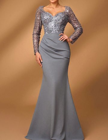 Rochie lunga SHEIN, gri