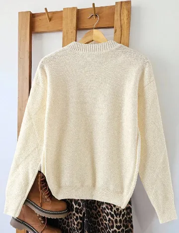 Pulover SHEIN, ecru