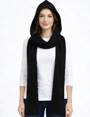 Fular Bershka, negru