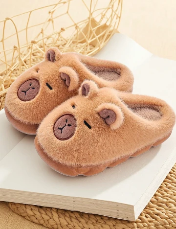 Papuci de Casa SHEIN, maro