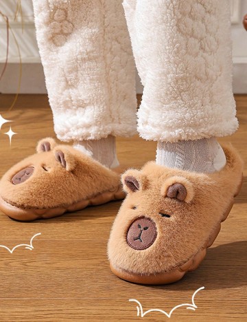 Papuci de Casa SHEIN, maro