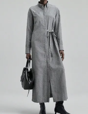 Rochie lunga Ontre, gri