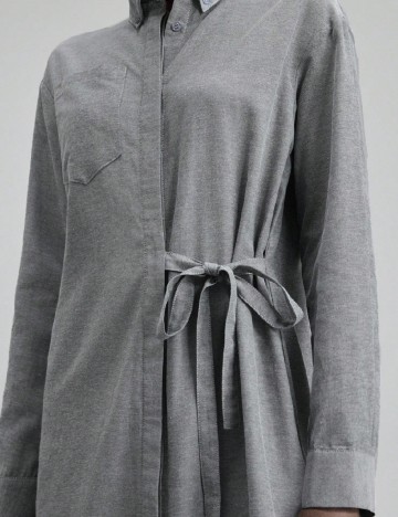 Rochie lunga Ontre, gri