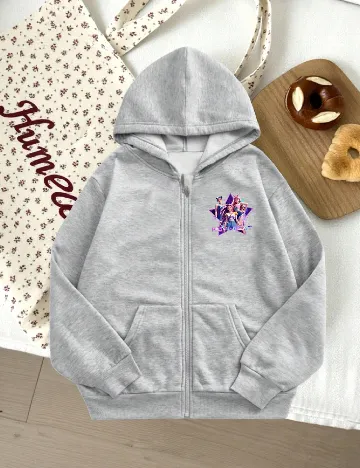 Hanorac Shein Kids, gri