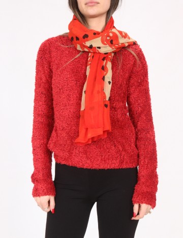 Esarfa Bershka, portocaliu