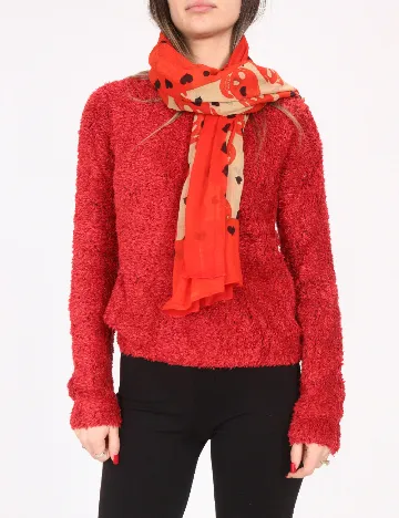 Esarfa Bershka, portocaliu