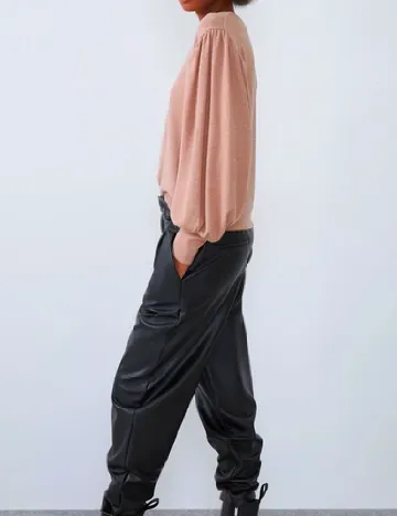 Bluza Zara, roz pudra