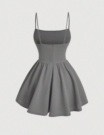 Rochie scurta SHEIN, gri
