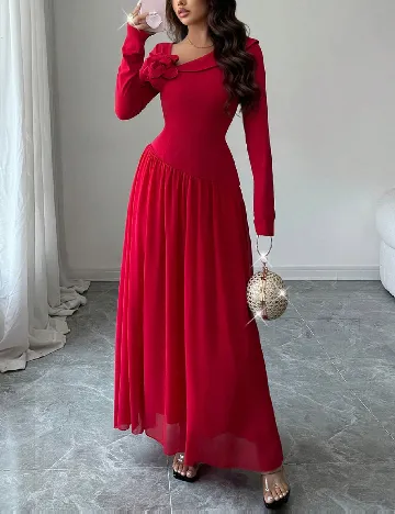 Rochie lunga SHEIN, rosu