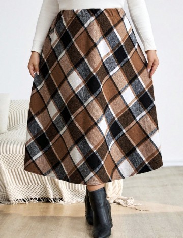 Fusta SHEIN CURVE, mix culori