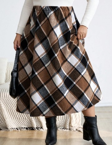 Fusta SHEIN CURVE, mix culori