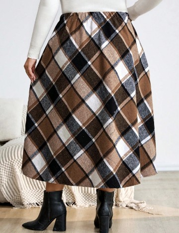 Fusta SHEIN CURVE, mix culori