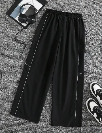 Pantaloni Shein Kids, negru